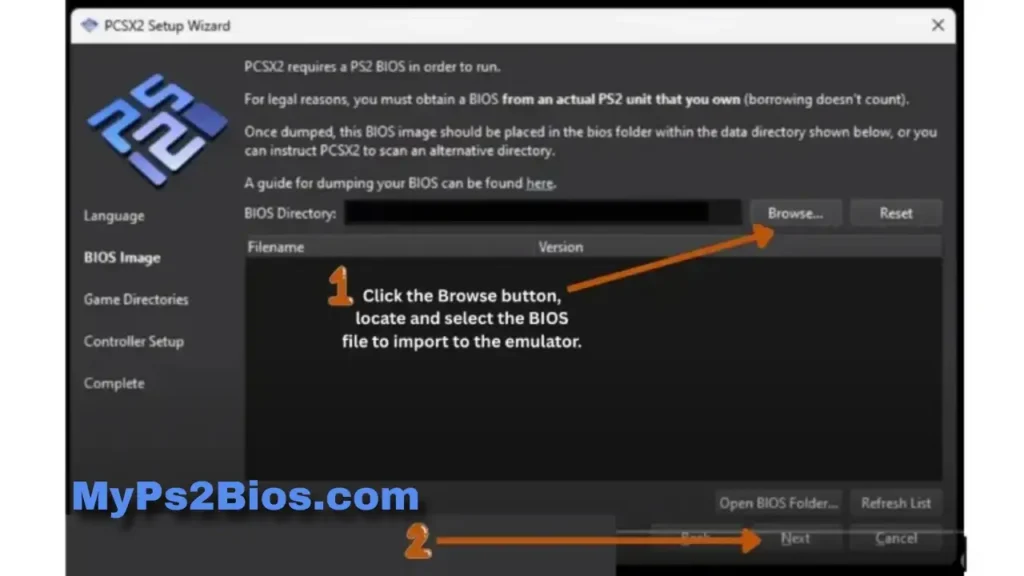 Ps2 bios version pcsx2 windows