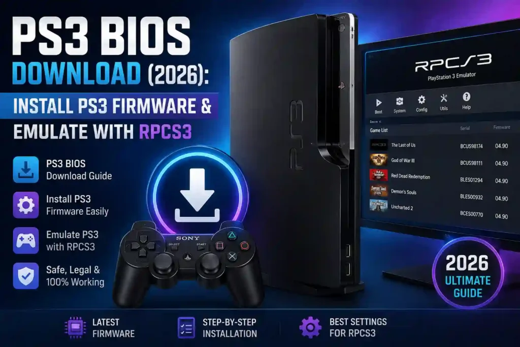 PS3 BIOS Download (2026): Install PS3 Firmware & Emulate With RPCS3 1 PS3 BIOS Download (2026) Install PS3 Firmware & Emulate With RPCS3