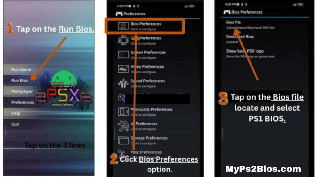 Download PS1 BIOS for ePSXe, DuckStation & RetroArch 2026 10 ps1 bios For ePSXe Emulator (Android)