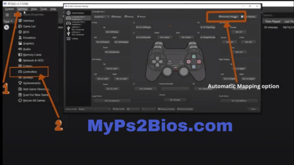 How to Download & Set Up PCSX2 PS2 Emulator on PC 2026 12 ps2 controllers